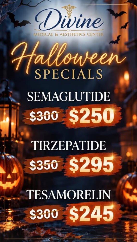 Halloween Specials — Semaglutide, Tirzepatide y Tesamorelin